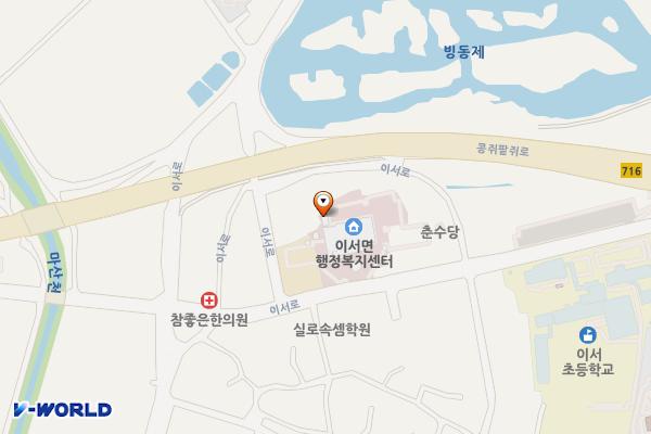 이서면행정복지센터 위치 지도 — 전북특별자치도 완주군 이서면 상개리 586 이서면행정복지센터(이서면사무소)