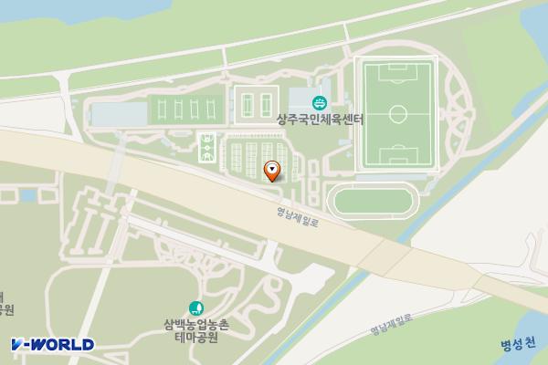 상주국민체육센터 위치 지도 — 경상북도 상주시 복룡동 130