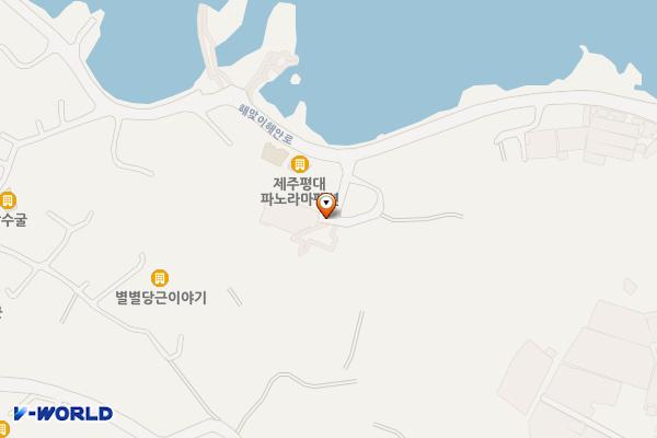 평대전복 위치 지도 — 제주특별자치도 제주시 구좌읍 평대리 515-9