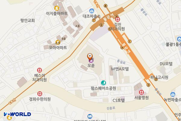 NC백화점불광점 위치 지도 — 서울특별시 은평구 불광로 20