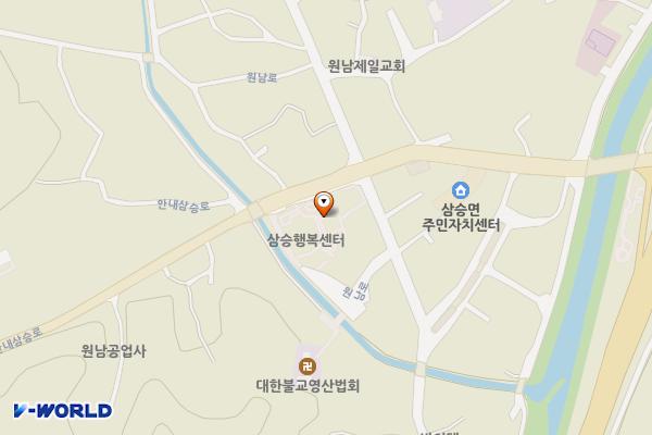 삼승주민행복센터 위치 지도 — 충청북도 보은군 삼승면 안내삼승로 722