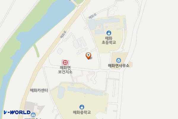 매화면목욕탕(복지관 옆) 위치 지도 — 경상북도 울진군 매화면 매화4길 11