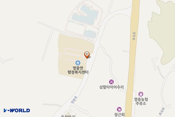 영중면 행정복지센터 위치 지도 — 경기도 포천시 영중면 양문리 833-2 