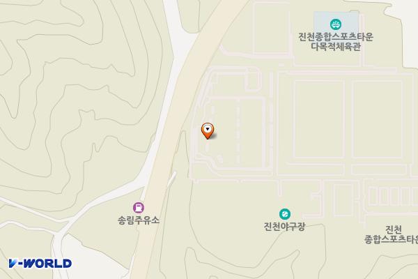 종합스포츠타운 위치 지도 — 충청북도 진천군 진천읍 신정리 828