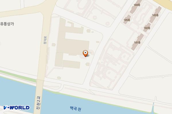 운수대통전통시장 위치 지도 — 충청북도 진천군 진천읍 원덕로 380