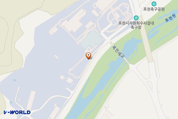 포천도시공사(마홀수영장) 위치 지도 — 경기도 포천시 신북면 신평로16번길 207
