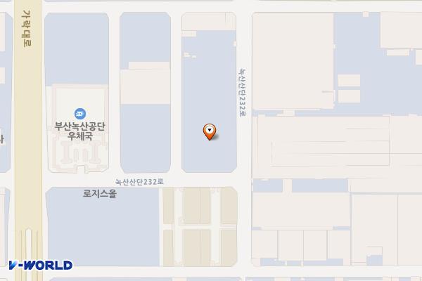 중소조선연구원 본원 위치 지도 — 부산광역시 강서구 녹산산단232로 38-6