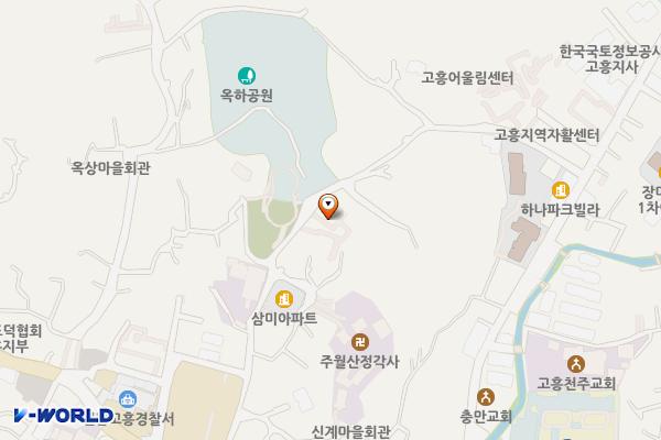 옥하1주차장 위치 지도 — 전남광주통합특별시 고흥군 옥하리 146-2