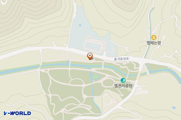좌구산휴양랜드 위치 지도 — 충청북도 증평군 증평읍 율리 810