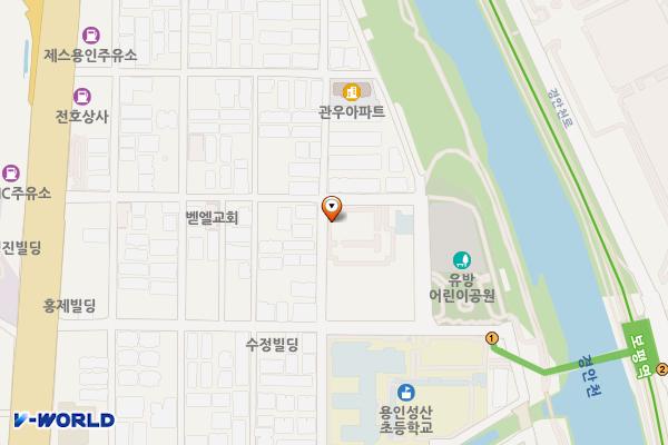 유방 공영(1) 위치 지도 — 경기도 용인시 처인구 유방동 288-3