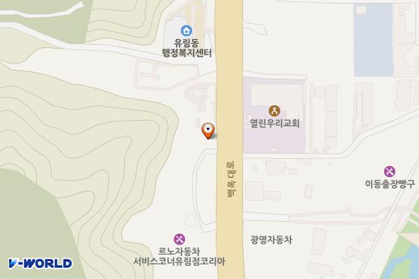 처인 택시쉼터 위치 지도 — 경기도 용인시 처인구 백옥대로 1301