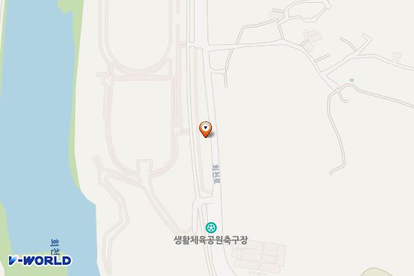 생활체육공원 위치 지도 — 경상북도 고령군 대가야읍 회천로 90