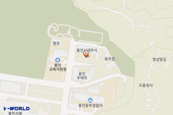 용인세무서 위치 지도 — 경기도 용인시 처인구 중부대로1161번길 71