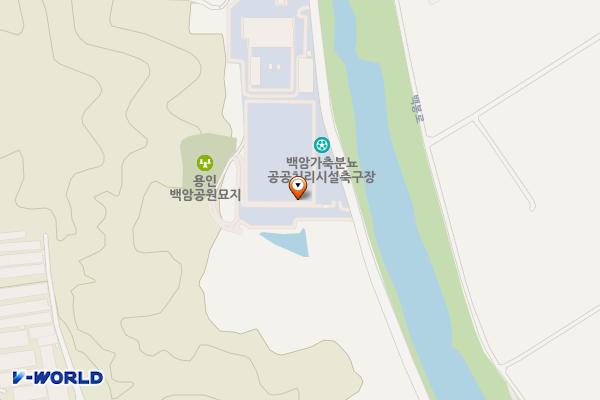 백암레스피아 위치 지도 — 경기도 용인시 처인구 백암면 근창로35번길 176-1