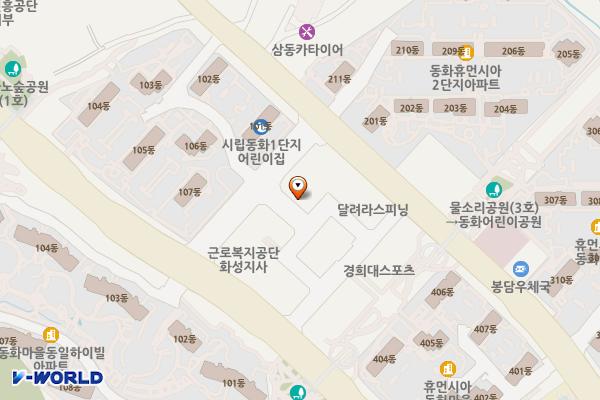 하나로마트 봉담점 위치 지도 — 경기도 화성시 봉담읍 동화길 81-16