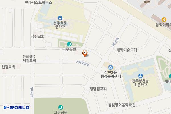 삼천2동 위치 지도 — 전북특별자치도 전주시 완산구 상거마4길 24