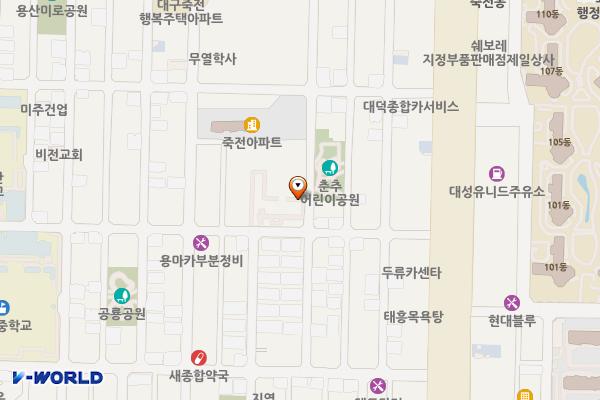 대구소방안전본부 위치 지도 — 대구광역시 달서구 와룡로49길 30