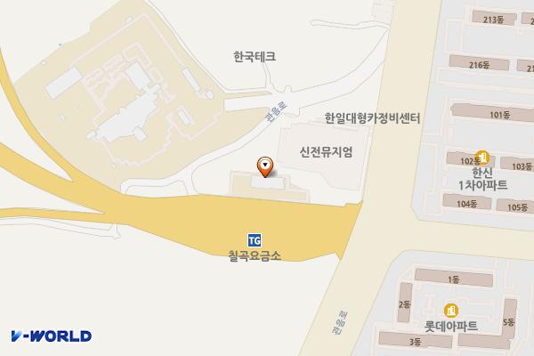 대구시_한국도로공사 칠곡영업소 위치 지도 — 대구광역시 북구 관음로 41