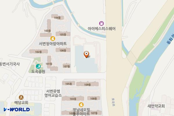 대구시_유니버시아드 레포츠센터 위치 지도 — 대구광역시 북구 호국로57길 6