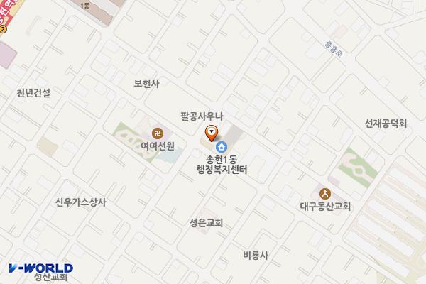 대구시_도시관리본부 위치 지도 — 대구광역시 달서구 성서공단로 58