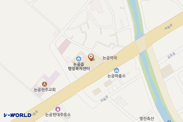 대구시_논공읍 행정복지센터 위치 지도 — 대구광역시 달성군 논공읍 비슬로 1779