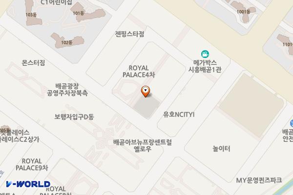 배곧 제8 공영주차장 위치 지도 — 경기도 시흥시 배곧동 198-3