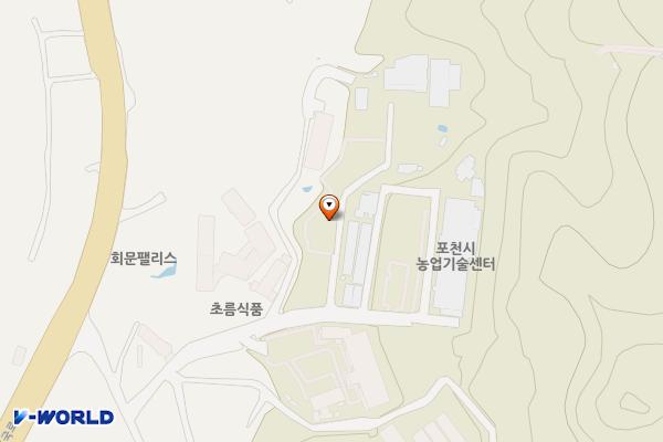 포천시농업기술센터 위치 지도 — 경기도 포천시 신북면 틀못이길 11-88