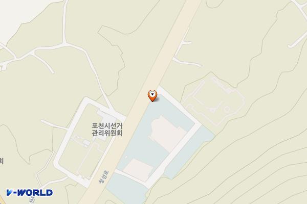 포천도시공사(반월아트홀 여성회관) 위치 지도 — 경기도 포천시 군내면 청성로 111