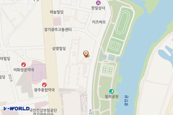 경안배수펌프장 공영 위치 지도 — 경기도 광주시 파발로 51