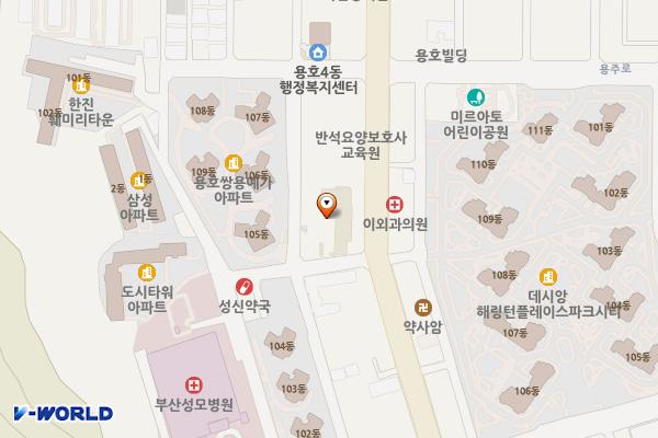 하나로마트 용호점 위치 지도 — 부산광역시 남구 용호로 228
