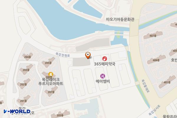 목감 제5 공영주차장 위치 지도 — 경기도 시흥시 산현동 505