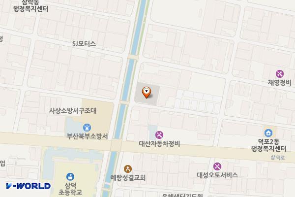 삼락천로공영주차장 위치 지도 — 부산광역시 사상구 덕포동 393-2