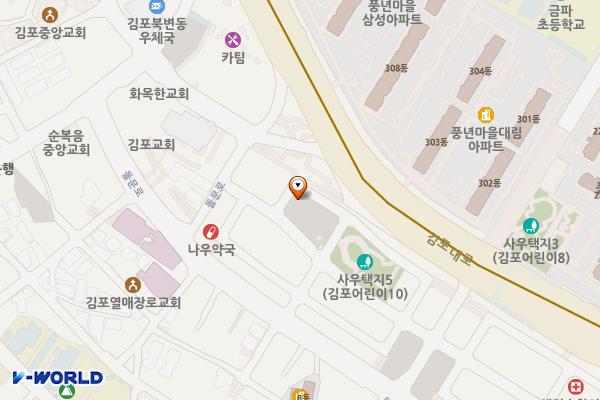 사우노외1 위치 지도 — 경기도 김포시 돌문로86번길 11-2