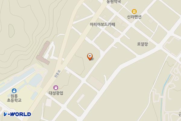북면 제4공영주차장 위치 지도 — 강원특별자치도 인제군 북면 원통리 715-11