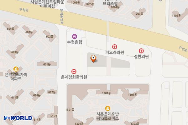 은계 제4 공영주차장 위치 지도 — 경기도 시흥시 은행동 645-4