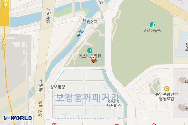 보정제1공영 위치 지도 — 경기도 용인시 기흥구 죽전로27번길 33