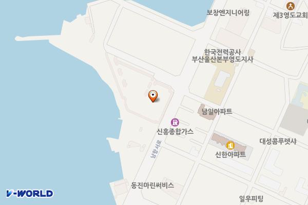 부산항국제선용품유통센터 위치 지도 — 부산광역시 영도구 남항서로 85