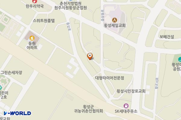 읍상4리 마을회관 앞 위치 지도 — 강원특별자치도 횡성군 횡성읍 읍상리 304-2