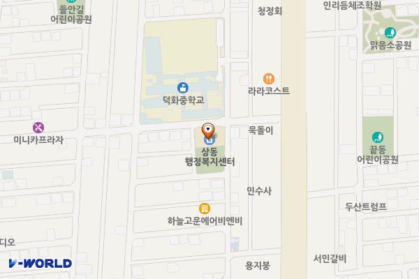 대구시_상동행정복지센터 위치 지도 — 대구광역시 수성구 들안로9길 56