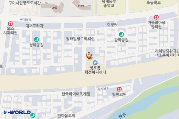 양포동행정복지센터 위치 지도 — 경상북도 구미시 산호대로35길 6