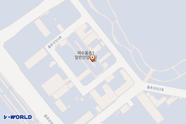 율촌1산단공영주차(3) 위치 지도 — 전남광주통합특별시 여수시 율촌면 여동리 354-4