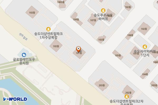 아우디_송도 전시장(태안모터스) 위치 지도 — 인천광역시 연수구 센트럴로 232