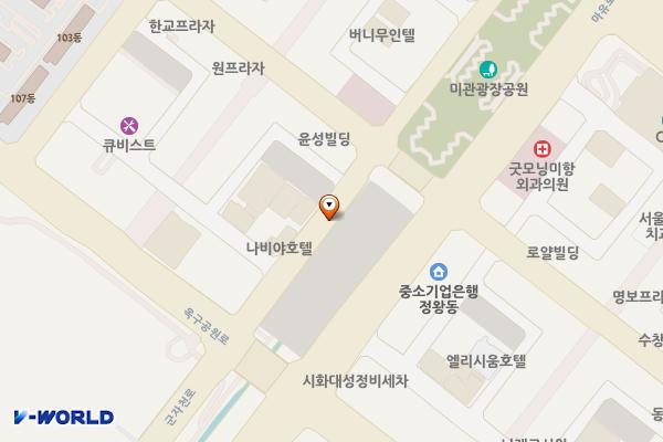 미관광장 위치 지도 — 경기도 시흥시 군자천로 332