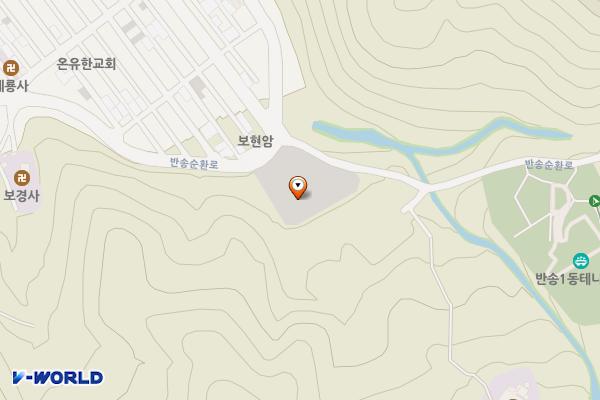 반송1_3동공영주차장 위치 지도 — 부산광역시 해운대구 반송순환로 100-6