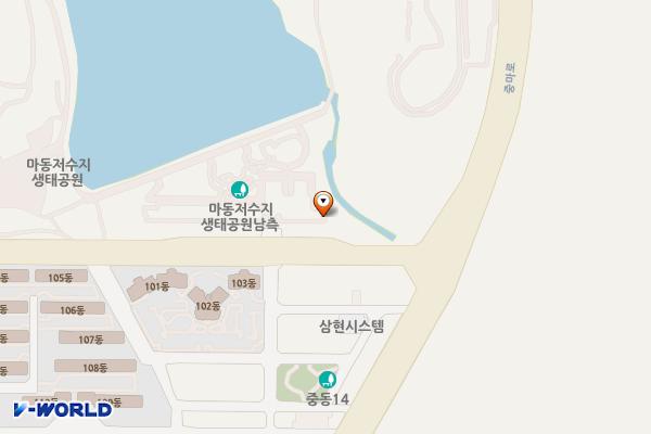 마동저수지공원 위치 지도 — 전남광주통합특별시 광양시 마동 386-2