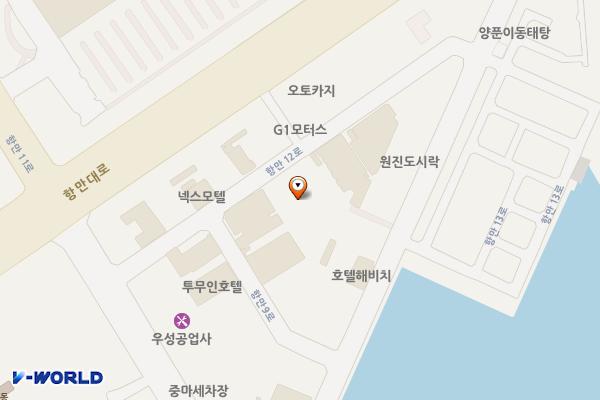 중마부두 인근 위치 지도 — 전남광주통합특별시 광양시 중동 1813-4
