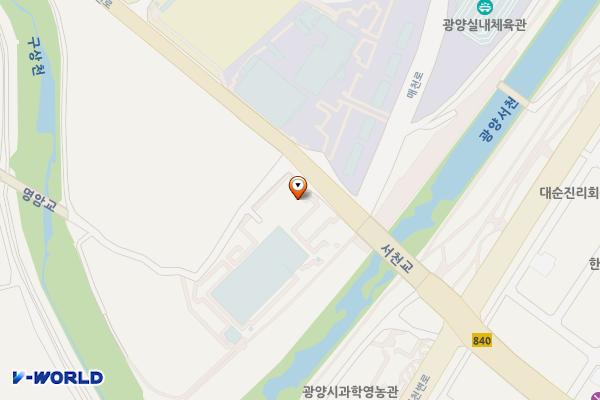 광양수영장 위치 지도 — 전남광주통합특별시 광양시 봉강면 명암길 7