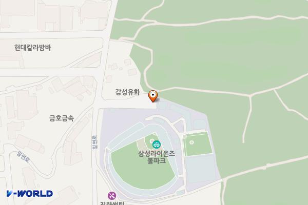 삼성라이온즈 볼파크 위치 지도 — 경상북도 경산시 진량읍 일연로 640