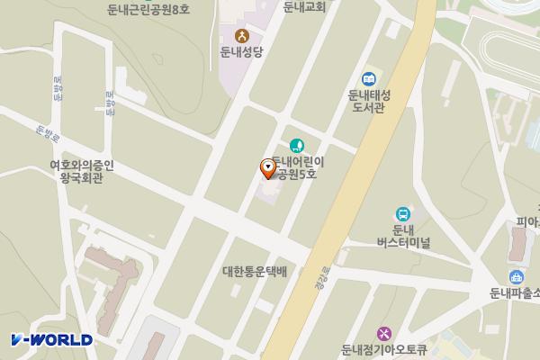 둔내교회 앞 위치 지도 — 강원특별자치도 횡성군 둔내면 둔방내리 585-2