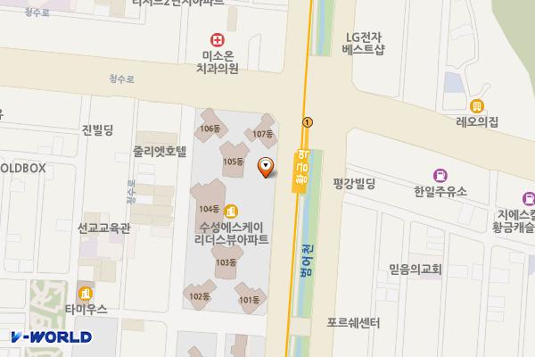 홈플러스 대구수성점 위치 지도 — 대구광역시 수성구 동대구로 95